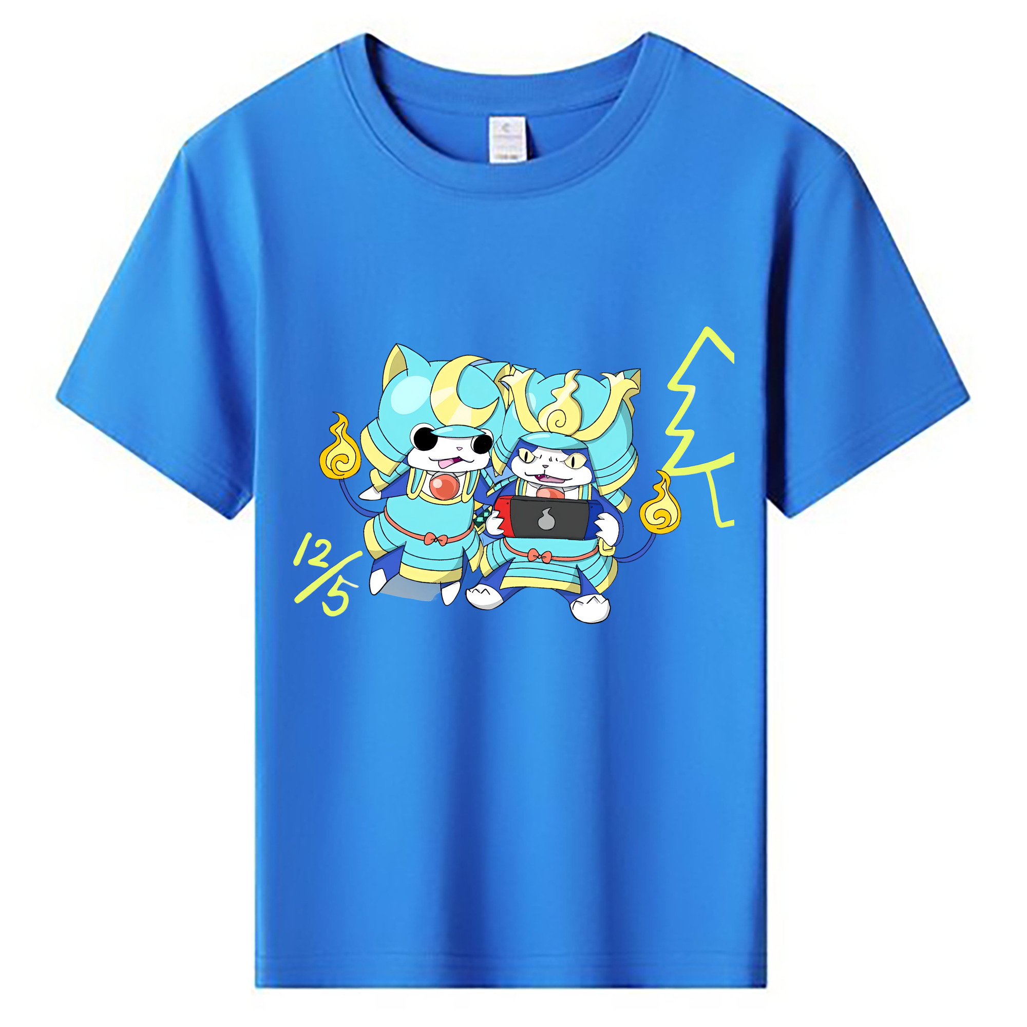 （画像用） 妖怪ウォッチ Yo-kai Watch 綿100％キッズTシャツ（フロントプリント）